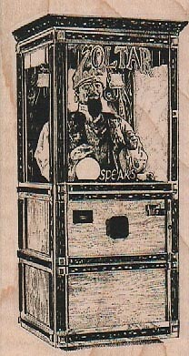Timbro gomma zoltar - zoltar, machine